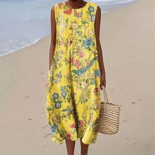 Megan | Airy Midi Dress - foto 3