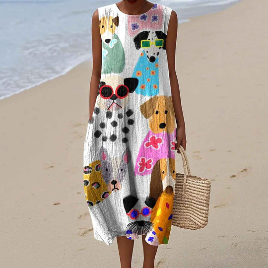 Megan | Airy Midi Dress - foto 6