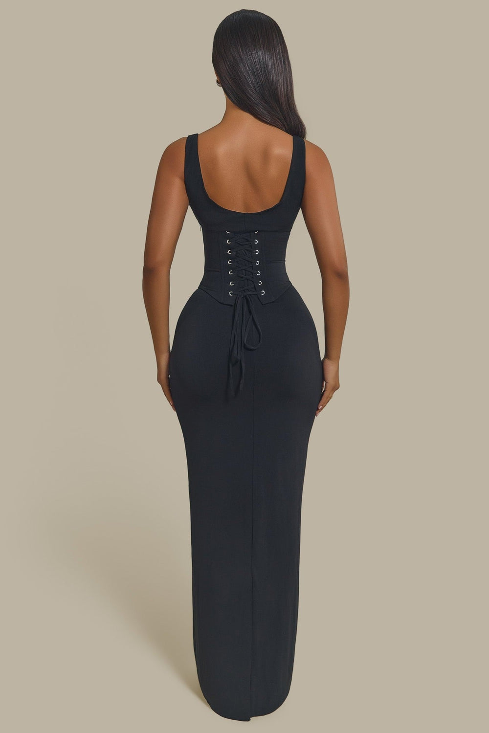 Vestido bodycon espalda baja
