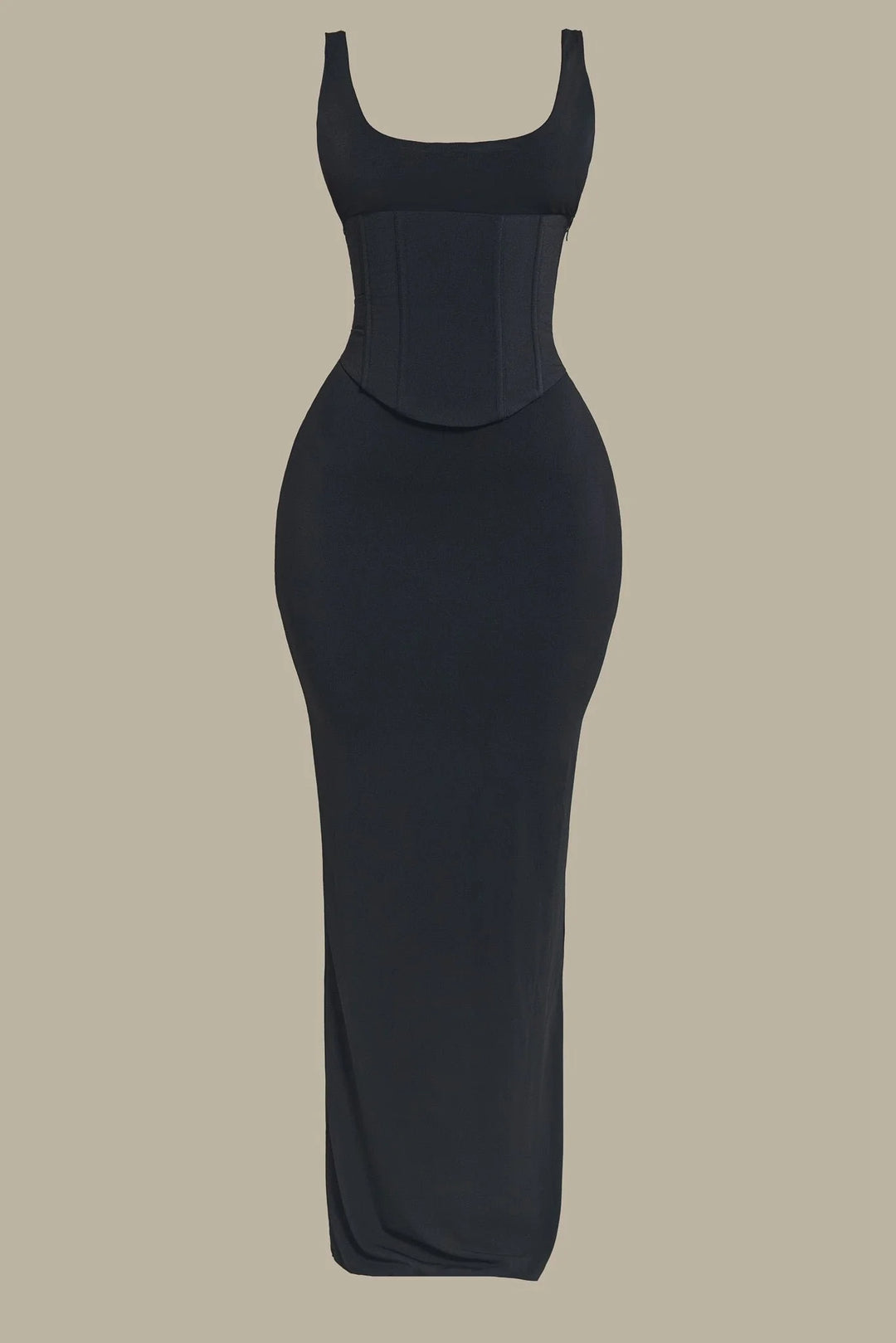 Vestido Largo Bodycon Espalda Descubierta