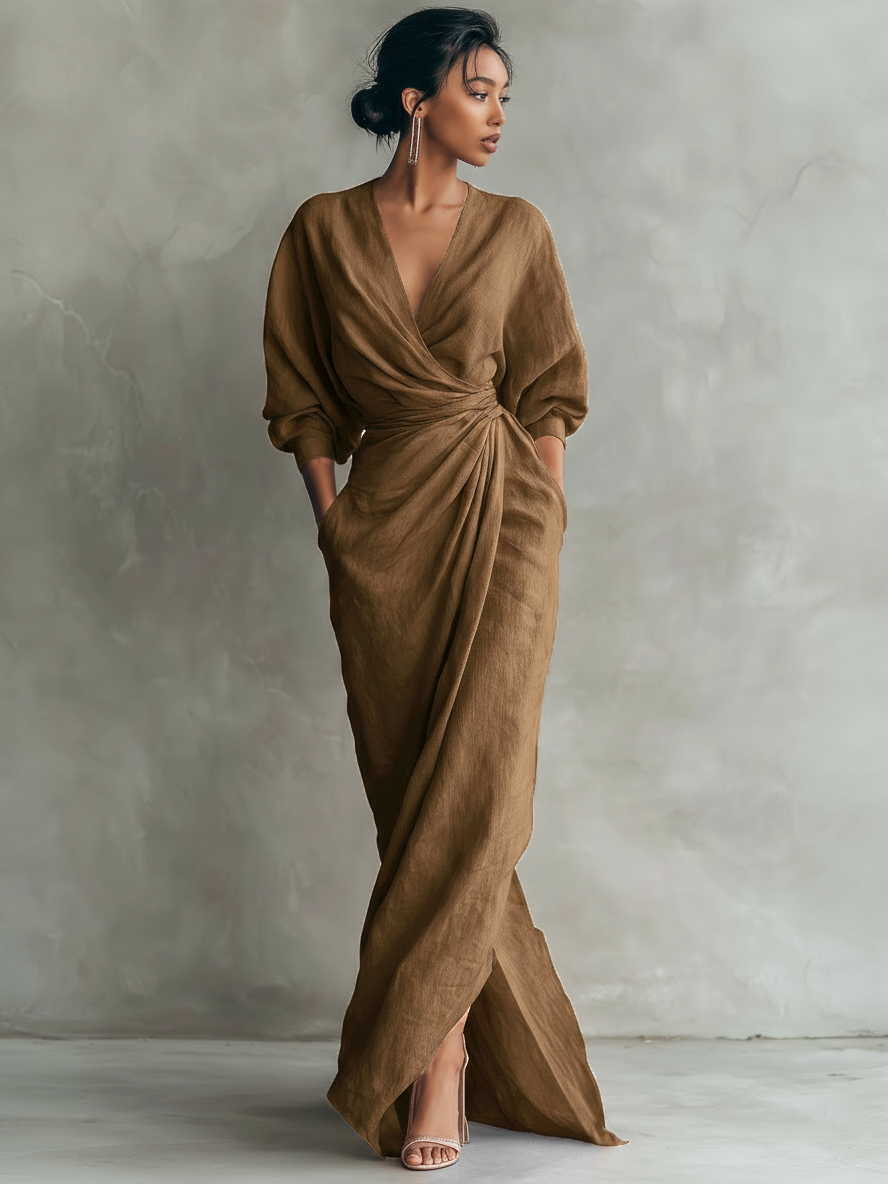 Linen V-Neck - foto 6