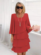 Elise | Fluid Ruffle Elegance Dress - foto 3