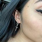 CZ Sword Earrings - foto 2