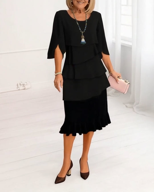Sophie | Fluid Ruffle Elegance Dress - foto 2