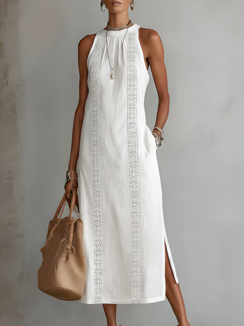 Vestido Celeste - NOVALISESTUDIO
