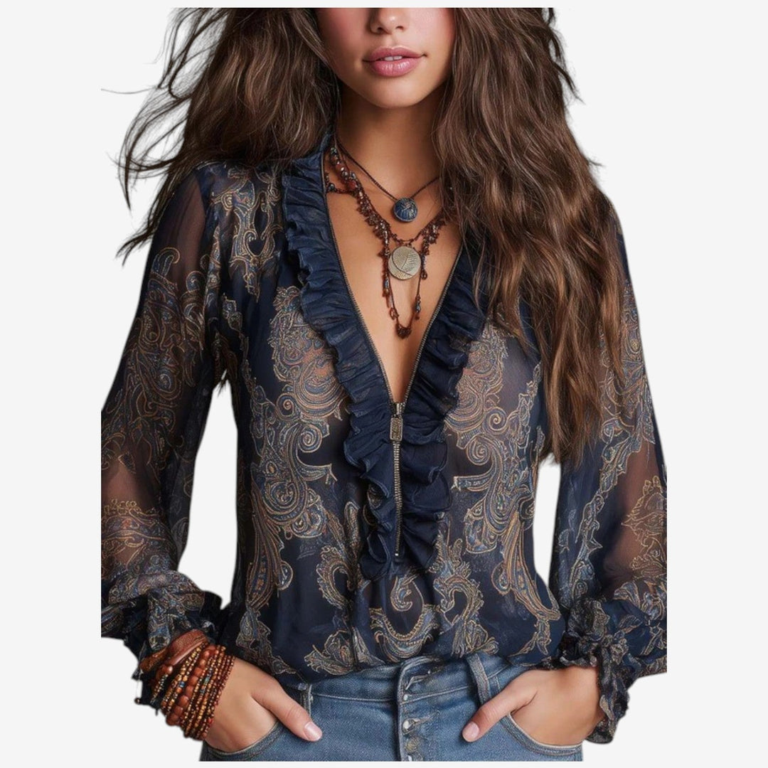 Blusa Virelle - NOVALISESTUDIO