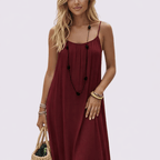 Vestido Caline Burdeos