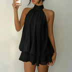 Eden | Minivestido halter con espalda abierta