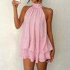 Eden | Minivestido halter con espalda abierta