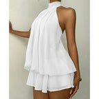 Eden minivestido halter con espalda abierta