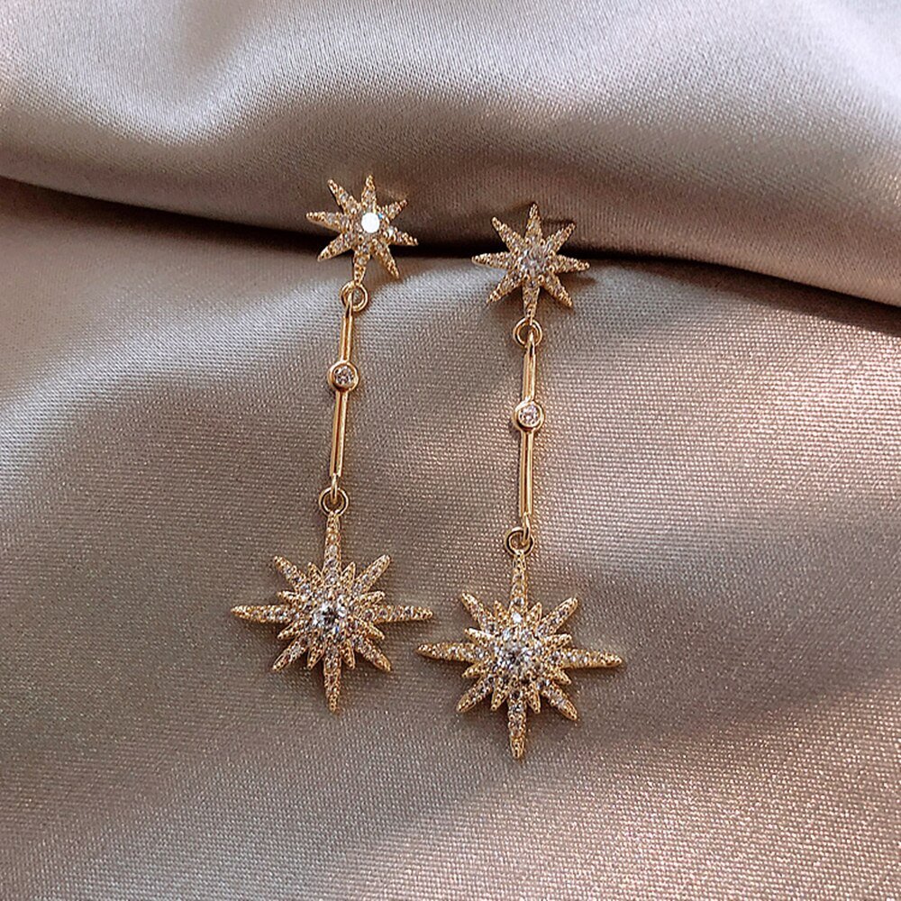 Sparkling Star Earrings - foto 2